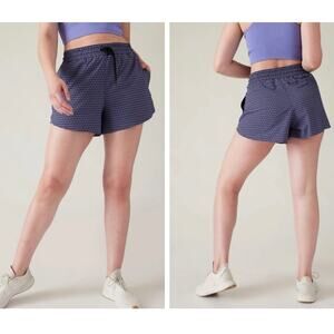 Athleta Crossroads Short Monogram Purple NEW - Size XS